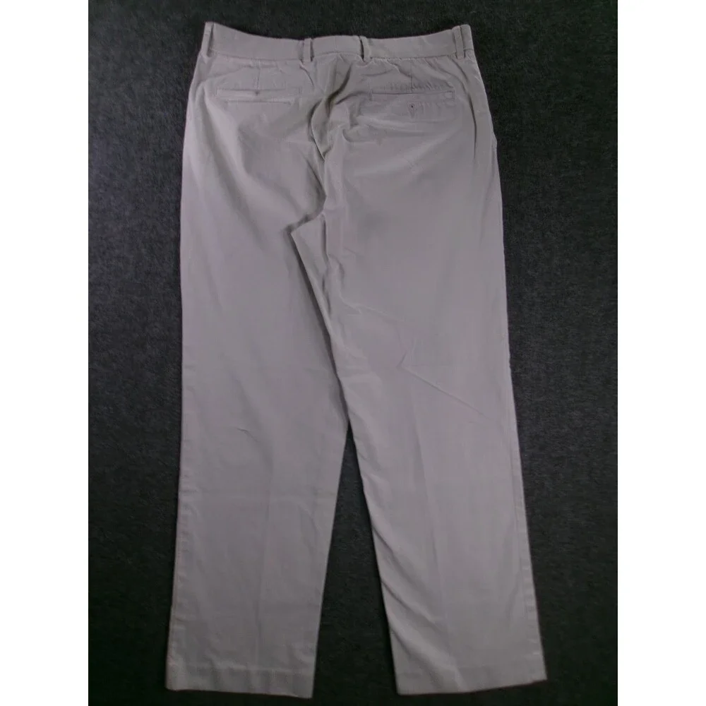 Vintage J Crew Pants Men 34X31 Beige Straight Leg Regular Fit Office Tag 34X32